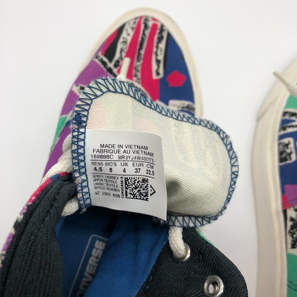 Fear of God Essentials X Converse Skid Grip Unisex High Top Sneaker Shoe 4.5 /6W - Picture 7 of 9